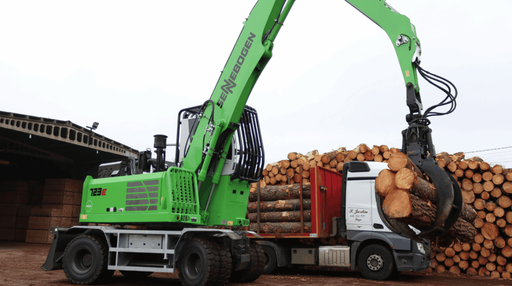 Madera de pino gallego utilizada en construcción sostenible